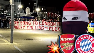 BayernMob taucht in London auf Arsenal vs München 22 [upl. by Siwel]