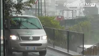 La furia di Burian si abbatte in Campania da Castellammare a Salerno [upl. by Aihsar82]