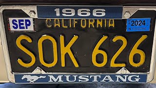 California Year of Manufacture Plate Registration Process [upl. by Dnumde688]