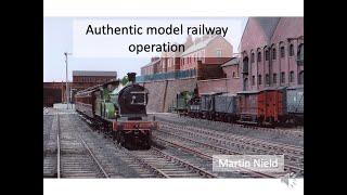 Authentic Model Railway Operation by Martin Nield [upl. by Elaval737]