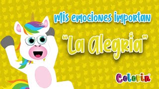 🌈 El color de las emociones de los niños ➡️ La ALEGRÍA 🥳 [upl. by Nonnahc]