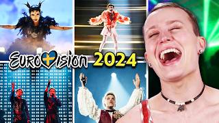 Americans React To Eurovision 2024 Top 10 [upl. by Clerissa]