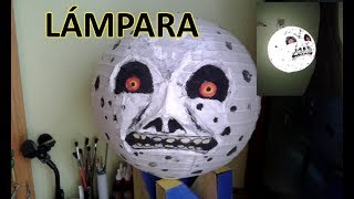 Zelda Majoras Mask Moon Paper lamp lámpara de papel de la luna [upl. by Druce]