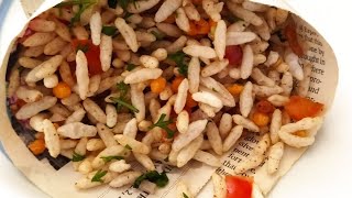 Puffed Rice Snacksబోరుగులు స్నాక్Maramaralu SnacksStreet FoodMuntha Masala in TeluguShorts [upl. by Anifares803]