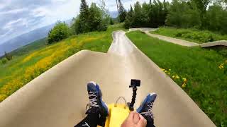 Lutsen Mountain Alpine Slide [upl. by Aidnac403]