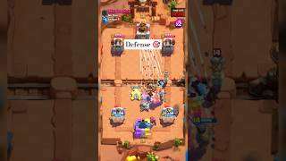 Defense 🎯  hog cycle deck  clash royale  shorts battleroyale supercell [upl. by Rickard]