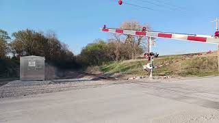 BNSF 8579 Empty Coal Train SW w BN Grinstein in Melia NE 42323 [upl. by Alwin323]