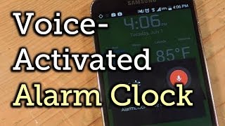 Sleep or Stop Your Alarm Using Custom Voice Commands  Android HowTo [upl. by Pals]