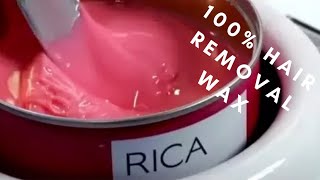 Rica Wax Use  Liposoluoioble Wax  Brazilian Wax  pain less wax [upl. by Lezti]