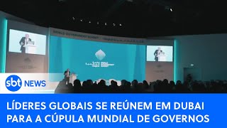 Começa hoje a Cúpula Mundial de Governos nos Emirados Árabes Unidos em DubaiSBTNewsnaTV120224 [upl. by Adrianna]