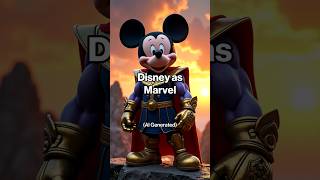 Disney Characters as Avengers 🔥  AI Generated shorts ai midjourney [upl. by Ytsirc]