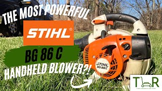 Stihl BG86C Blower Reliable and Easy [upl. by Onit]