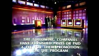 Jeopardy Season 17 Credits 142001 Adam Taxin [upl. by Anitsyrk]