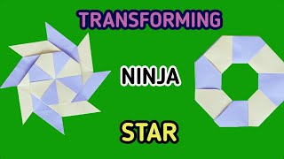 How To Make a Transforming Ninja Star  DIY Ninja Star [upl. by Sirraf]