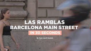 Las Ramblas in Barcelona [upl. by Amikehs365]