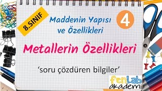 8sınıf Metallerin Özellikleri  soru çözdüren bilgiler [upl. by Ididn]