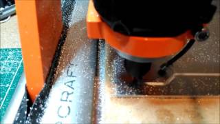 Stepcraft2 aluminium cutting [upl. by Cookie]