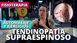 TENDINITIS SUPRAESPINOSO  Automasaje  2 Ejercicios de Fisioterapia  Para hacer en casa [upl. by Annahsit]