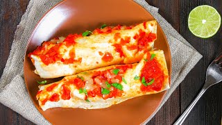 Keto Chicken Enchiladas recipe A Low Carb Delight [upl. by Elyrad]