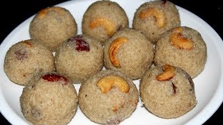 Easy Rava Laddu Preparation in Telugu రవ్వ లడ్డు చేయడం ఎలా [upl. by Cami]