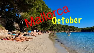 Mallorcas Beaches in October The Unexpected Truth [upl. by Nerhtak]