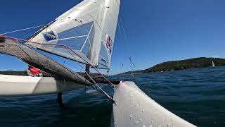 Cruising Pittwater on the Nacra 17 [upl. by Graybill]