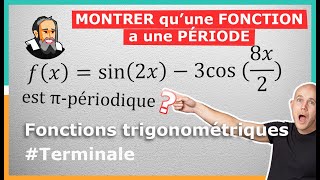 Trouver la PÉRIODE dune fonction par le CALCUL  Exercice Corrigé  Terminale [upl. by Leiba943]