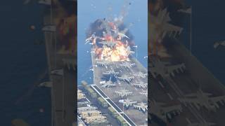 Iranian NATO S500 Missile System Attack On Israeli Navy Aircraft Carrier With Cruiser Missile Gta5 [upl. by Alathia830]