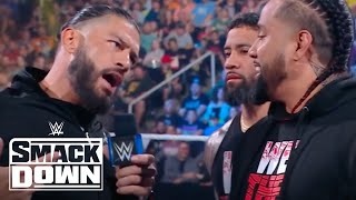 Roman Reigns Calls Usos a Problem Wants Tag Titles  WWE SmackDown Highlights 51223  WWE on USA [upl. by Yasdnyl56]