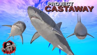 Amazing Looking Project Castaway Shark Attack Surviving Day Two [upl. by Merrel]