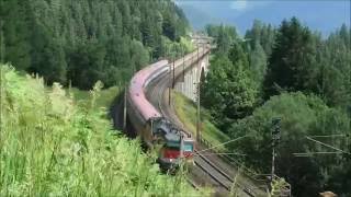 Tauernbahn Südrampe 11 07 2016 [upl. by Griffin641]