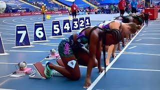 Briana Williams BATTLE Aleia Hobbs amp Ewa Swoboda In EPIC 60m  2024 GLASGOW INDOOR MEET [upl. by Sirehc]