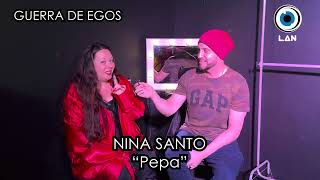 quotGuerra de Egosquot  Nota con Nina Santo teatroargentino [upl. by Baalman]