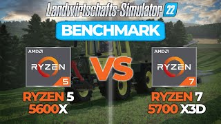 AMD Ryzen 5 5600X VS Ryzen 7 5700X3D  Was bringt AMD´s 3D VCache im Landwirtschaftssimulator 22🤯🔥 [upl. by Barbarese249]