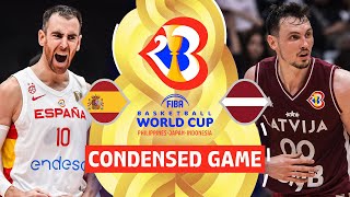 Spain 🇪🇸 vs Latvia 🇱🇻  Full Game Highlights  FIBA Basketball World Cup 2023 [upl. by Madriene]