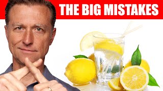 The 4 Mistakes People Make with Drinking Lemon Water and Juice [upl. by Brigid652]