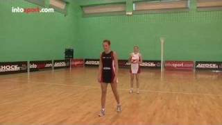 Netball Skills Reaction Pass Drill [upl. by Iramo]