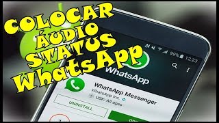 WhatsApp Truque Incrível Permite Colocar Áudio no Status do WhatsApp [upl. by Eidaj55]