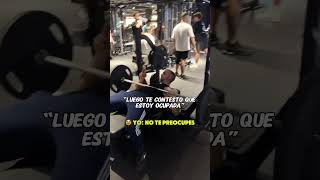 Tranquila yo solo estoy tirando PR en banca gym humor gimnasio [upl. by Eillak]