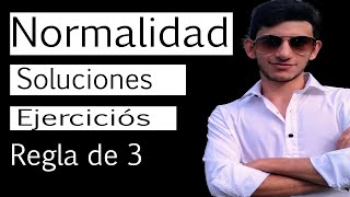 Soluciones ejercicios con NORMALIDAD [upl. by Roinuj309]