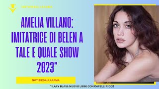 Amelia Villano Imitatrice di Belen a Tale e Quale Show 2023quot [upl. by Bradstreet]