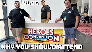 HEROES CON 2024 VLOG  FIRST IRL MEETUP OF POINT3 [upl. by Ezirtaeb]