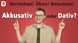 Akkusativ und Dativ  Super Erklärung amp Übung  Tipps zum Deutsch lernen A1 A2 B1 [upl. by Langston]