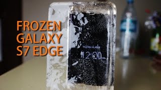 Samsung Galaxy S7 Edge Liquid Test  Frozen Swim [upl. by Stepha294]