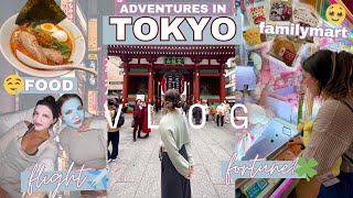 Adventures in Tokyo food FamilyMart bad fortune amp more JAPAN VLOG [upl. by Jarib969]