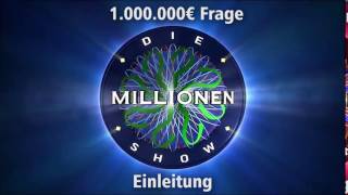 1000000€ Frage  Einleitung  Millionenshow Soundeffect [upl. by Yrac]