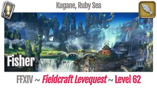 FFXIV Fisher Leves Level 62  Kugane Ruby Sea  Stormblood [upl. by Krawczyk877]