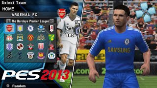 PES 2013 FULL LICENSEDLICENCIADO OPTION FILESAVEDATA PSPPPSSPP [upl. by Emmer429]