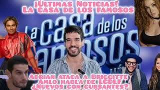 ¡Últimas Noticias de La casa de los Famosos Adrian vuelve atacar a BriggitteFaisy habla de Mariana [upl. by Kelcey646]