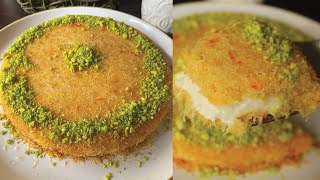 Arabic Kunafa Recipe 😍 By Chef Hafsa [upl. by Sashenka274]